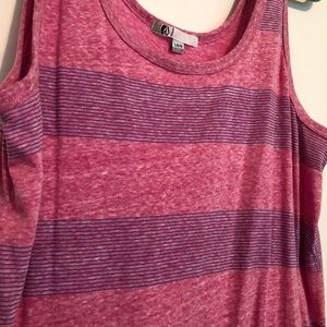 Volcom Tops - Volcom Women’s tank top in pink w/ purple stripes Volcom Tops - Volcom Women’s tank top in pink w/ purple stripes